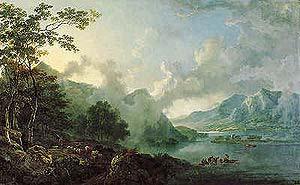 George Barret View of Windermere Lake Norge oil painting art